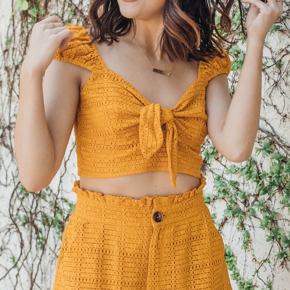 Cherry Tie Crop Top - Picture 5 of 7